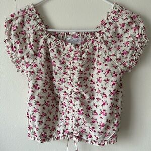 Floral Pink Top by The Children's Place
